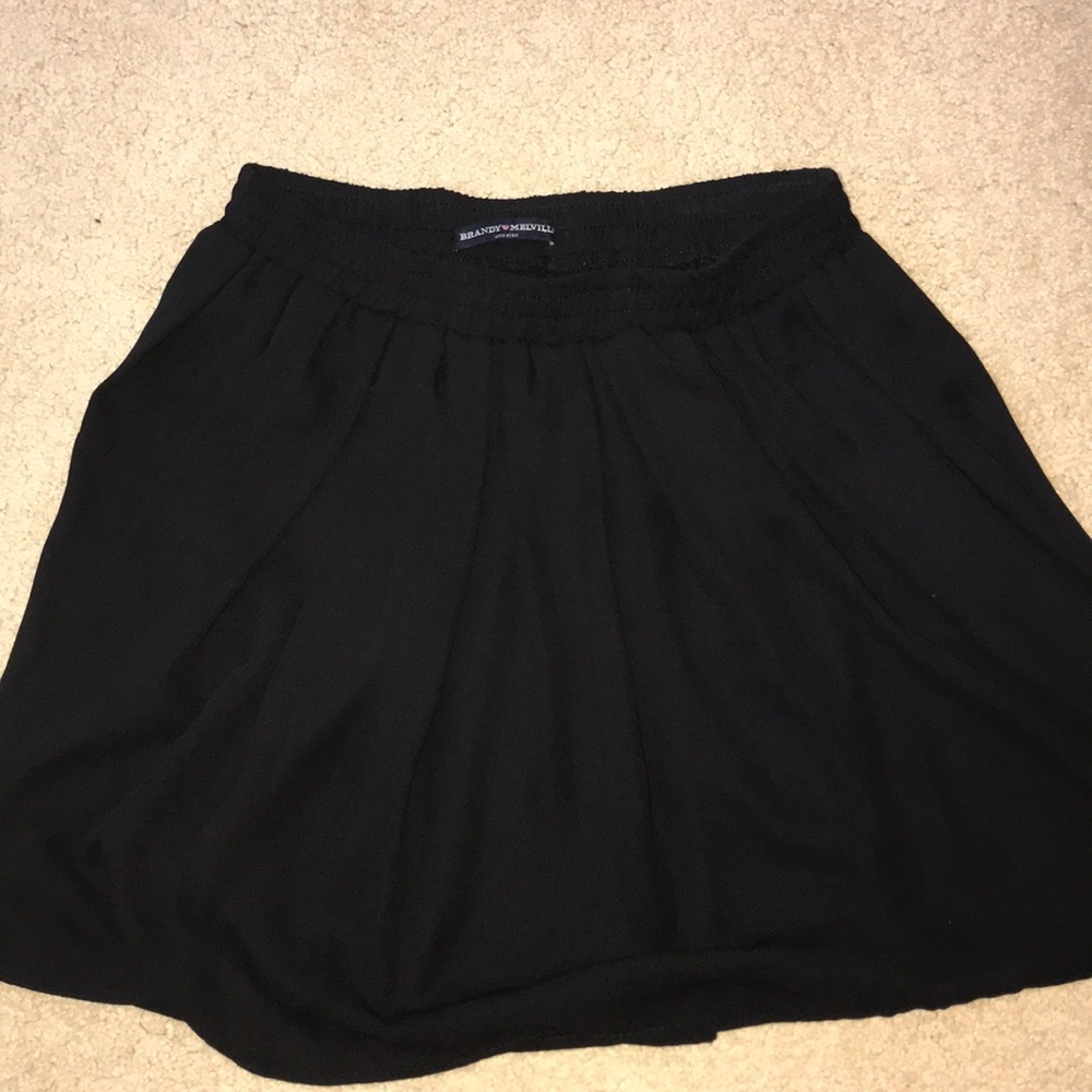 Black mini skirt (brandy melville)